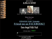 Tablet Screenshot of lisacote.com